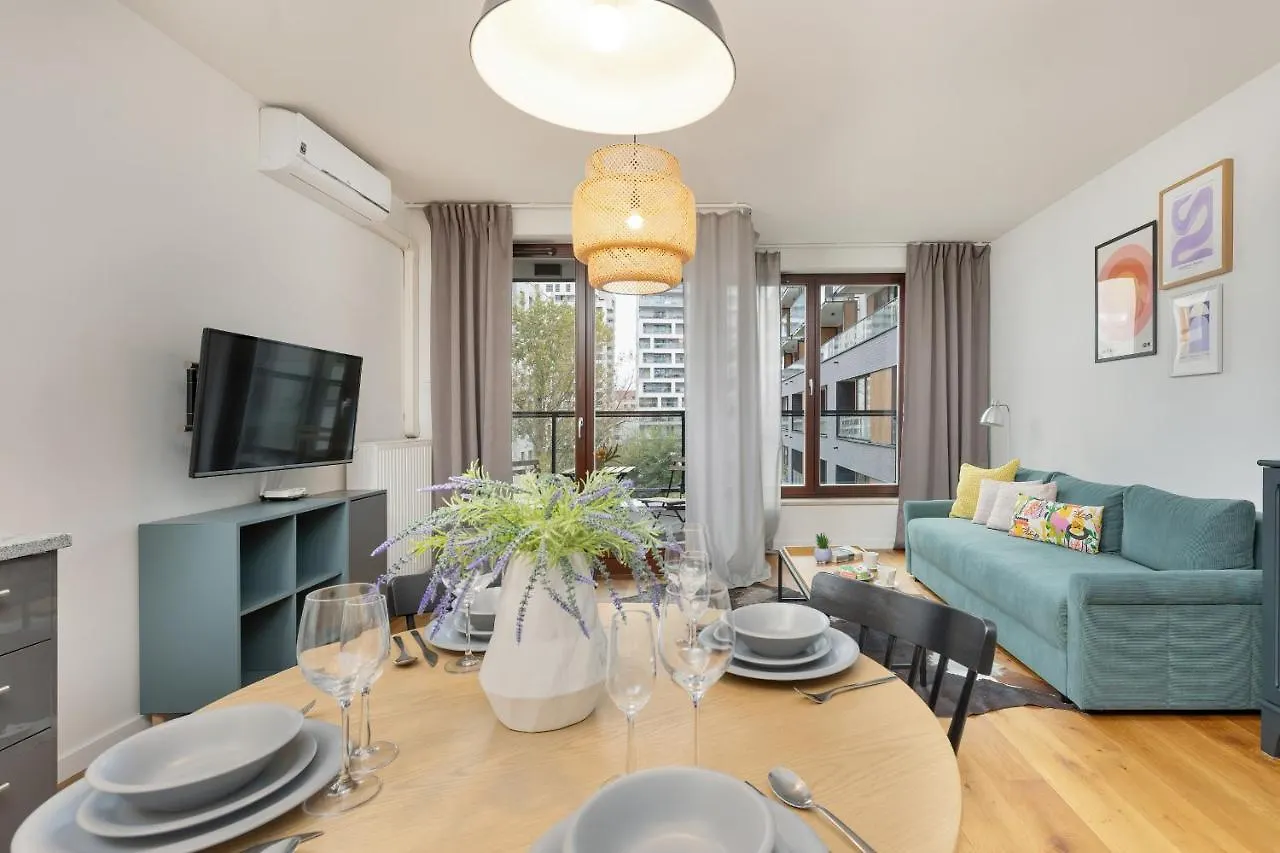 Siedmiogrodzka Air-Conditioned Apartment With Balcony Wola By Noclegi Renters Warsaw